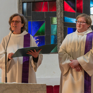 Am Nachmittag des Gründonnerstags fand eine Abendmahlfeier für Kinder in der Pfarrkirche statt.