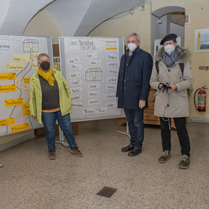 Eindrücke vom Tag des offenen Hauses zum Projekt 'Pfarrzentrum'