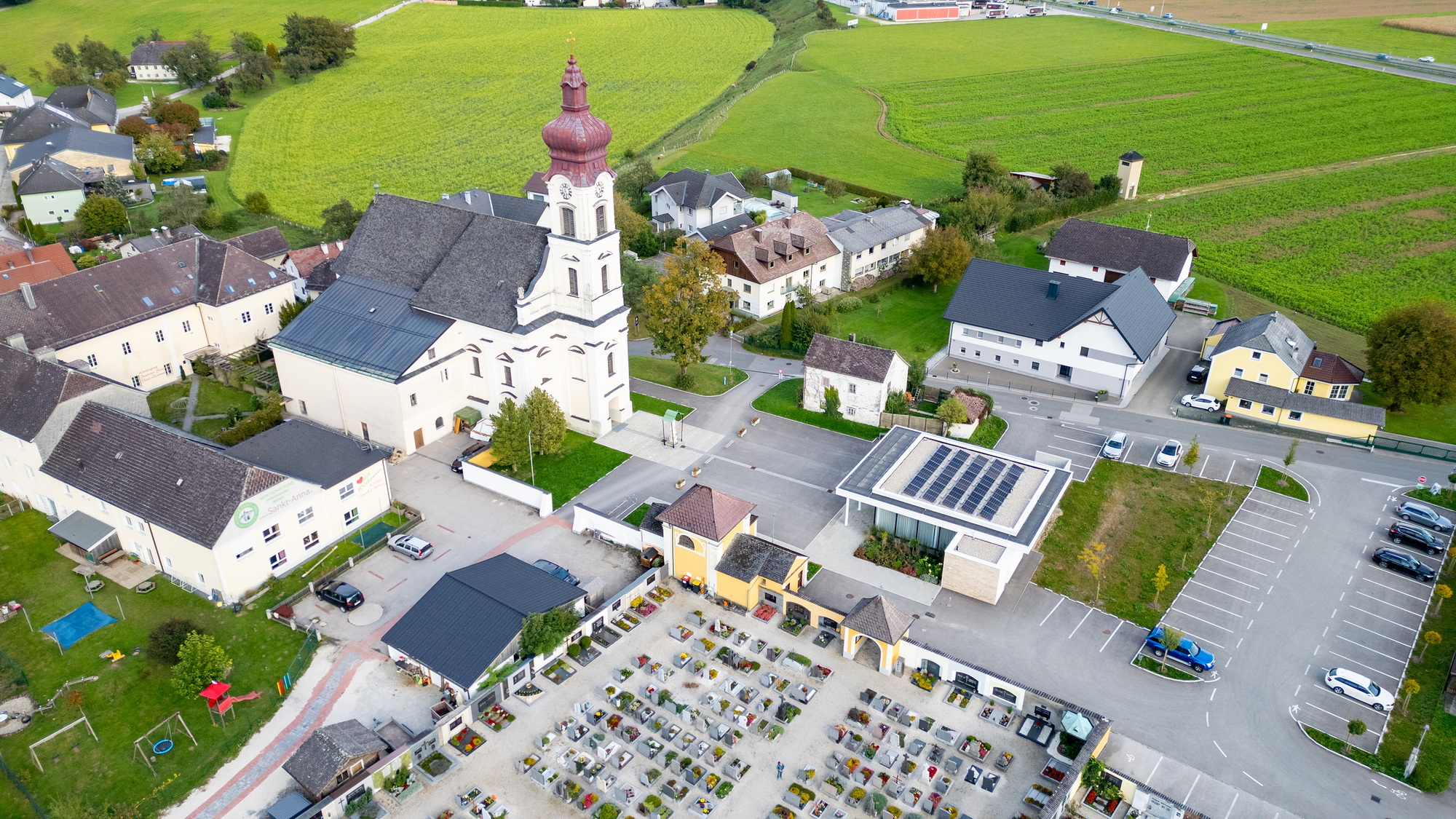 der Friedhof besteht seit 1784