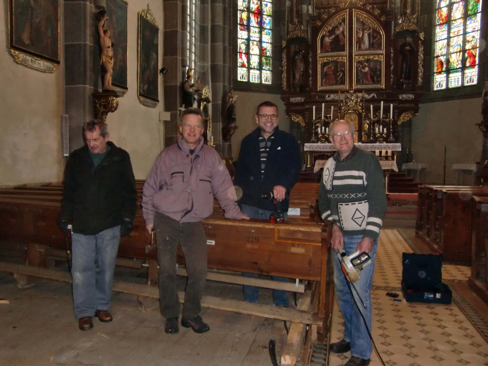Aktuelles von der Kirchenrenovierung