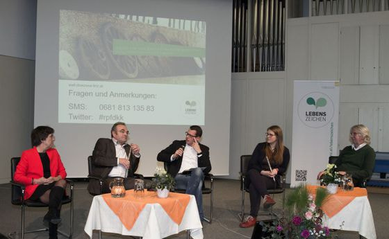 Podiumsdiskussion 7. 12. 2015 Abschluss LebensZEICHEN