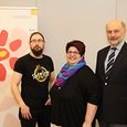V. l.: Matthias Tiefenbacher (Mitglied des Pfarrgemeinderates in Traun), Sonja Steinmetz (Pfarrgemeinderats-Obfrau in Kefermarkt) und Mag. Hans Putz (Referent für Pfarrgemeinderäte, Abteilung Pfarrgemeinde und Spiritualität der Diözese Linz).