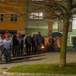 Abschlussgottesdienst - Gang zum Feuer