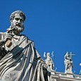 Statue des hl. Petrus im Vatikan