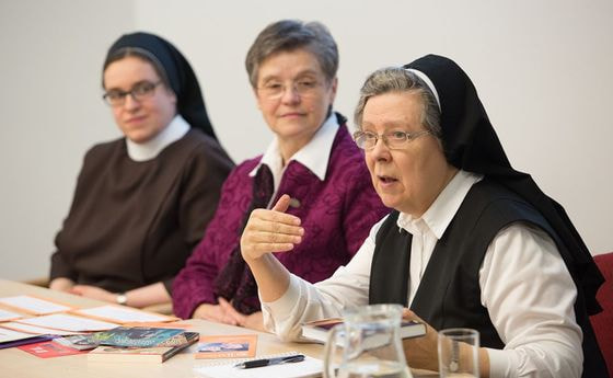 V. l.: Sr. Luzia Reiter, Sr. Maria Schlackl, Sr. Beatrix Mayrhofer