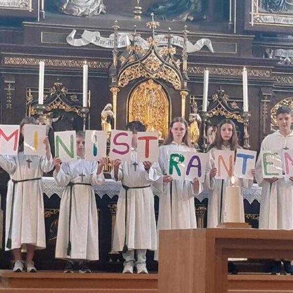 Ministrantenaufnahme